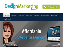 Tablet Screenshot of designseomarketing.com